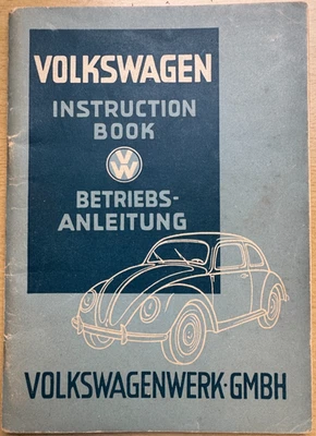 VW Volkswagen Betriebsanleitung Brezel, Käfer, Typ 1 KdF September 1948, Rarität - Bild 1 von 4