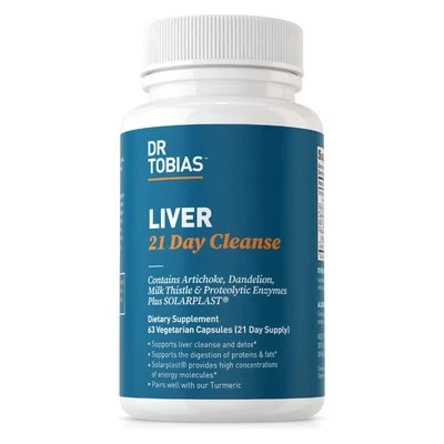 LIVER CLEANSE Suplemento de apoyo Ayuda para la salud Desintoxicación Vegano por Dr. Tobias Foto 1 de 4