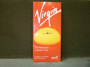 1995 BT Phonecard Virgin Atlantic Collectors Presentation Pack of 10 Cards - Picture 1 of 3
