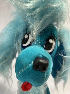 Vintage Treasure Pets Turquoise Poodle Dog / Mort - Imagen 1 de 6
