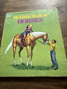 Vintage Children's Whitman Tell-A-Tale Book MY LITTLE BOOK OF HORSES - Picture 1 of 3