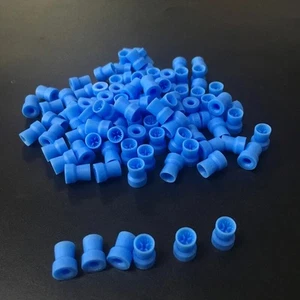 DMXDENT Prophy Cup Dental Rubber Polishing Cups Screw Type Short Shank 4 Webbed - Picture 1 of 9