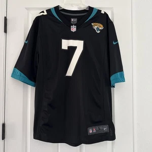 Nike On Field NFL Jacksonville Jaguars Nick Foles #7 Black Jersey Men’s Large - Picture 1 of 10