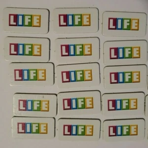 MB 2005 The Game Of LIFE Game Replacement TILES Pieces Parts  Set of 25 - Picture 1 of 4