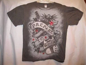 Prepare To Rock Mens Tshirt Large L Rock And Roll Hall Of Fame & Museum Gray (O) - Picture 1 of 4