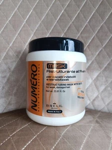 Brelil Numero Restructuring Cream Mask with Oats 1000 ml. My Favorite Mask! - Picture 1 of 3