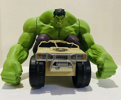 Jakks Marvel Avengers XPV Remote Control Hulk Smash RC Jeep Truck No Remote - Image 1 of 4