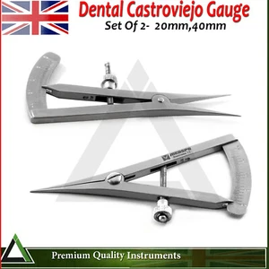 Dental Castroviejo Messzirkel Calipers Surgical Orthopedic Measuring Gauge Tools - Picture 1 of 5