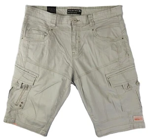 PROJEK RAW Cargo Skater Shorts Mens 38 Gray Bermuda Walking Streetwear Y2K - Picture 1 of 14