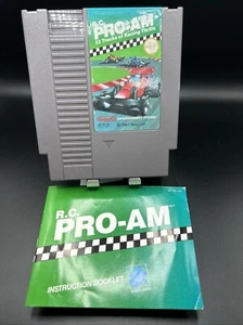 R.C. Pro AM Game w Original Manual + Storage Sleeve NES Untested - Picture 1 of 3