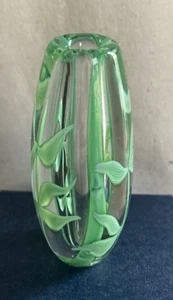 Orient & Flume L/E 31/250 Signed Greg Held Mini Bamboo Vase 4" w/ Box and COA - Picture 1 of 16