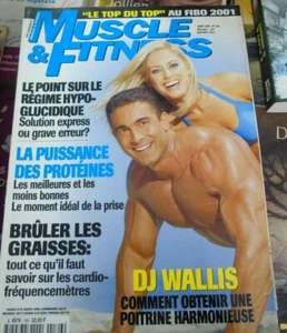 Muscle & Fitness août 2001 n°166 DJ Wallis hypo glucide brûler les graisses - Picture 1 of 1