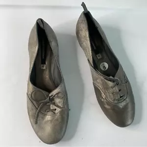 Alberto Fermani Metallic Grau Schnür Oxford Sneaker Gr. 38 - Bild 1 von 6