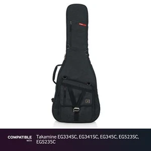 Gator Black Gig Bag fits Takamine EG334SC, EG341SC, EG345C, EG523SC, EGS235C - Picture 1 of 13