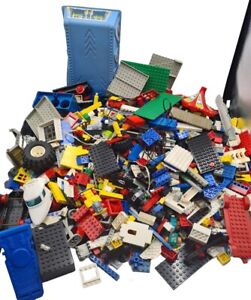 Vintage Lego Bundle / Job Lot - Unsorted All Mixed 3kg A1