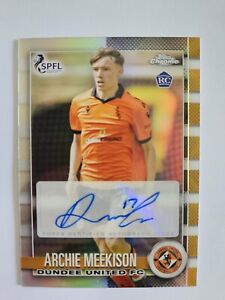Topps Chrome 2023 Cinch SPFL Archie Meekison Dundee United Rookie Auto RC