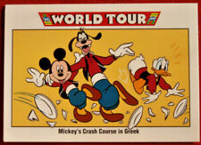Disney COLLECTOR CARDS - Card #182 - MICKEY'S CRASH COURSE IN GREEK - IMPEL 1991
