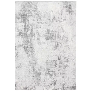 Tulum Ivory/Gray 4 Ft. X 6 Ft. Rustic Distressed Area Rug - Picture 1 of 11