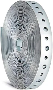 Pipe Strap 3/4 INCH by 100 FT 28 Gauge Metal Hanger Strap Plumbers Tape 1 ROLL - Picture 1 of 1