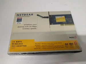 Netgear Wireless G PCI Wi-Fi Adapter 54Mbps WG311NA Brand New Wrapped - Photo 1/3