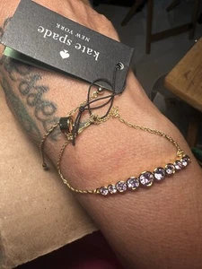 Kate Spade New York Full Circle Slider Bracelet Light Amethyst - Imagen 1 de 8