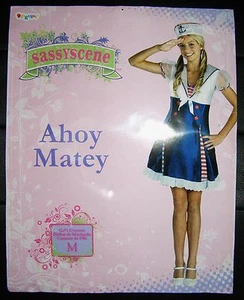 Halloween Disguise Pre-Owned Ahoy Matey Used Girls Costume Medium 7/8 - Picture 1 of 2