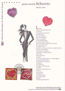 Document Philatélique 1er Jour : 31 2006 - Coeurs Saint Valentin JLouis Scherrer - Picture 1 of 1