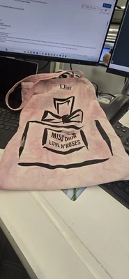 Christian Dior Novelty Canvas Tote Bag Eco Bag MISS DIOR 2019 Art Event Limited - Image 1 of 4