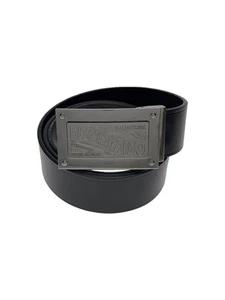 [Salvatore Ferragamo] Cinturón Cuero Negro Hombre s CI 67 fedex Japón - Imagen 1 de 5