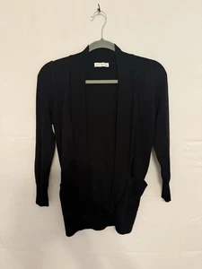Women’s Active USA brand, Black Knit Sweater w/pockets. Size S - Picture 1 of 3