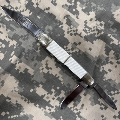 Marble's White River Pearl Large 3-blade Whittler Knife  - Image 1 of 4