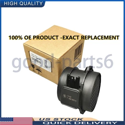 For BMW Z4 330i 330Ci X3 - NEW OEM Mass Air Flow MAF Sensor 13627566983 5WK9642Z Foto 1 de 4