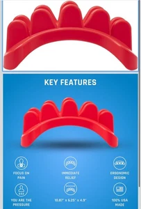 New PSO-Rite Back Muscle Release Tool Back Massager Massage Tool  Red PSO-back  - Picture 1 of 4