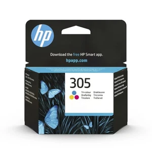 HP 3YM60AE 305 Original Ink Cartridge, Tri-Colour, Single Pack - Photo 1/9