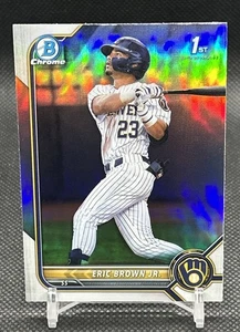 2022 Bowman Draft - Chrome Eric Brown #BDC-48 Refractor (RC) - Picture 1 of 12