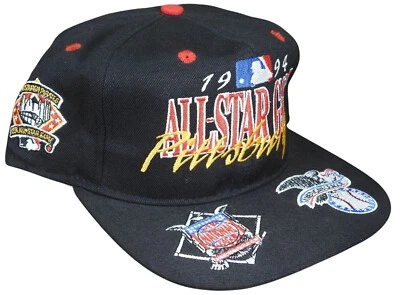 1994 MLB All-Star Game Pittsburgh Pirates #1 Apparel Snapback Cap Hat w/ Pin - Image 1 of 4