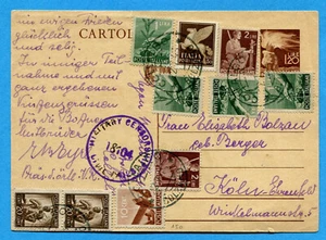 INTERO POSTALE £.1,20 LUOGOT.(C127) + altri x GERMANIA (287428) - Imagen 1 de 2