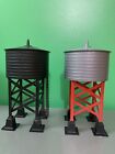 (2) MARX Vintage Water Towers for Model Trains