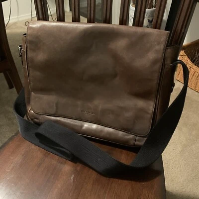 Coach Bandolera Cuero Marrón 14x10 Foto 1 de 4