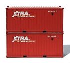 Jacksonville Terminal Co 205372 N Maßstab Xtra Inter 20' Container (2er-Pack)