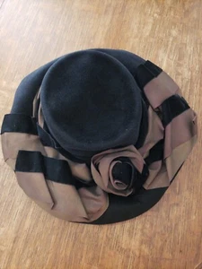 Vintage Nordstrom's NWT Bailey Tomlin London Fur Felt Hat Church Dress - Picture 1 of 5