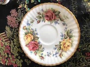 Paragon bone china saucer only  Grandma Roses England Vintage - Picture 1 of 2