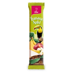 Viba Genussriegel Banane-Apfel, 35g - Fruchtriegel | Frucht-Snack | Power Riegel - Bild 1 von 2