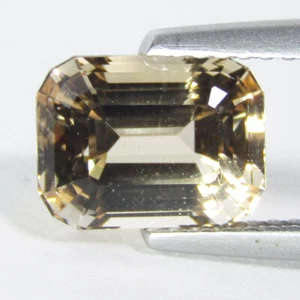 2.53Ct Ravishing Natural Peach Color Morganite 9x6.8mm Emerald Cut Loose Gem - Picture 1 of 4