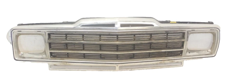 Jeep J10 J20 Grand Wagoneer SJ FSJ 79-85 OEM Front Header Panel Grille Chrome Foto 1 de 4