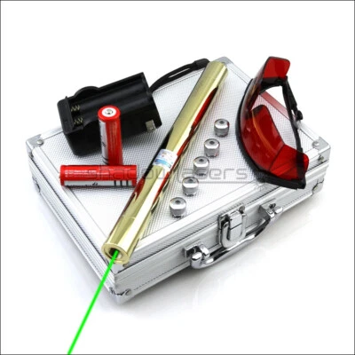 GX5 Adjustable Focus 520nm Green Laser Pointer Laser Light Visible Beam UK - Image 1 of 4