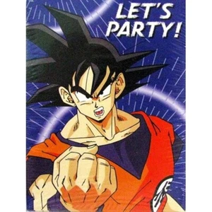 INVITACIONES DRAGON BALL Z CON SOBRES (8)~ Anime Fiesta de Cumpleaños Invitaciones - Imagen 1 de 1