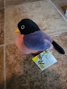2011 K & M INTERNATIONAL AUDUBON BIRD "ROBIN" WITH SOUND PLUSH/STUFFED ANIMAL - Picture 1 of 7