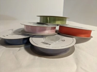 Stampin Up Seam Binding Ribbon 1/2" (one half inch),10 yard, used - Image 1 of 2