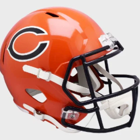 Chicago Bears Full Size Speed Replica Football Helmet 2022 Alternate - NFL Cover